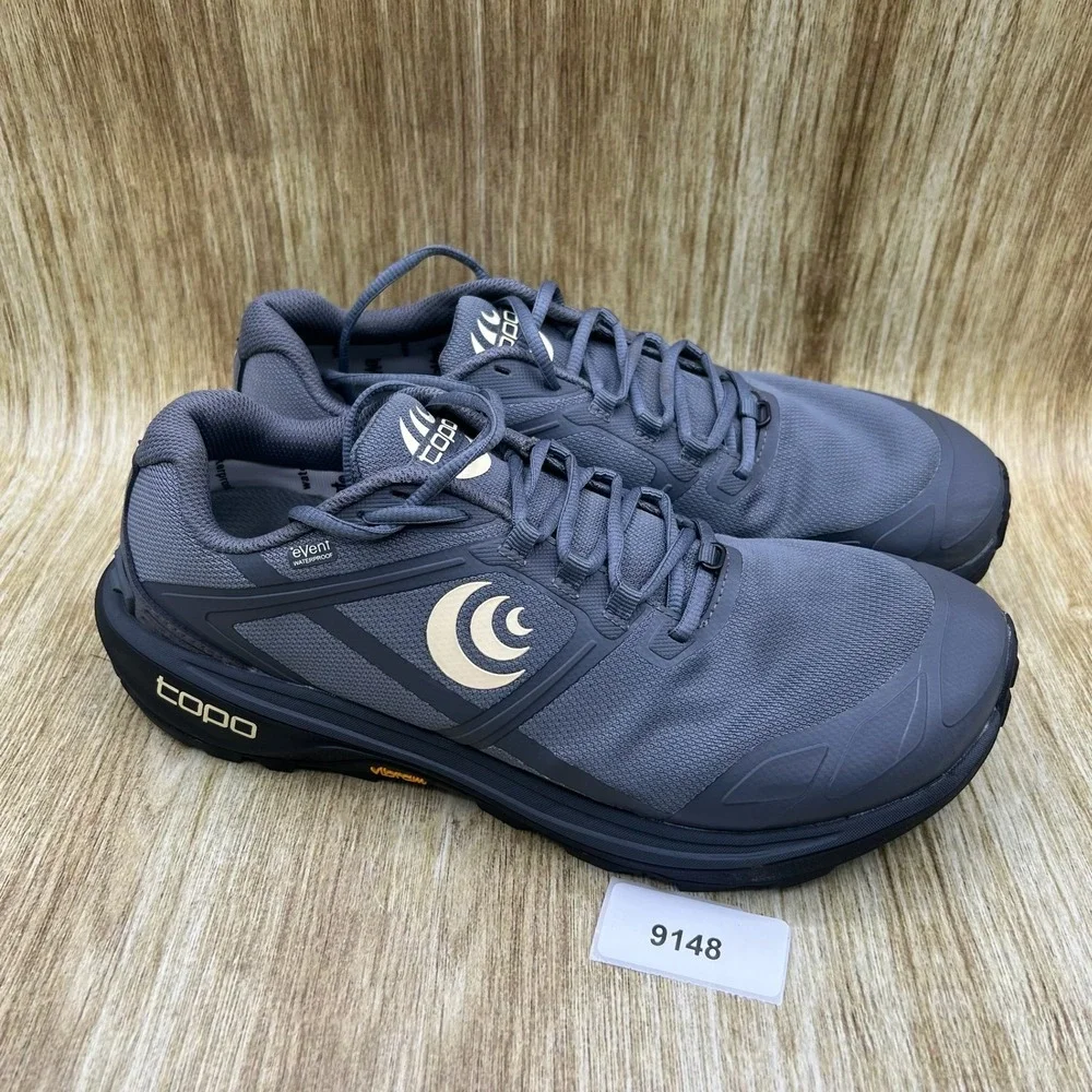 Topo Athletic Terraventure 4 WP Women's Size 10 Grey Waterproof Trail Shoes